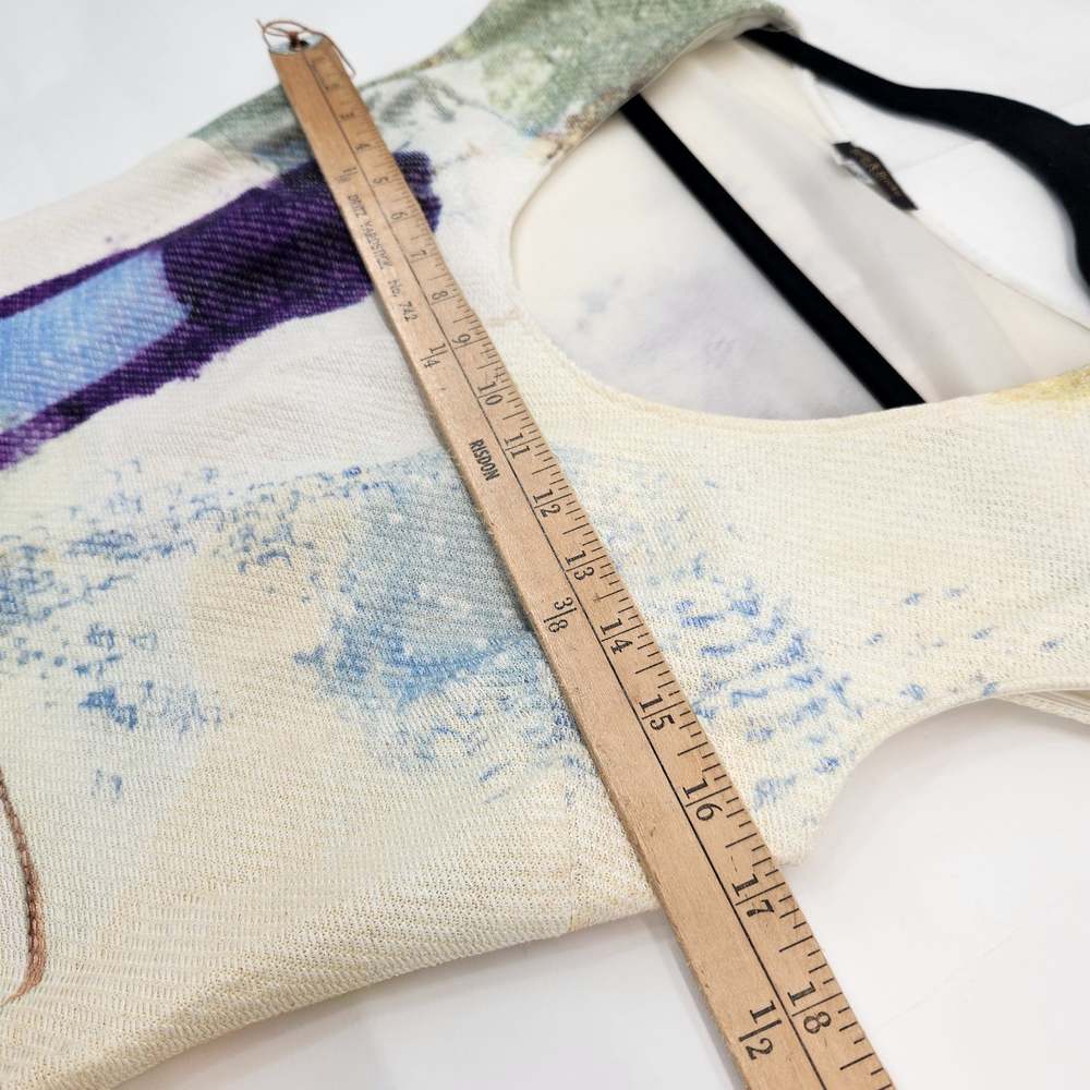 Basso & Brooke Abstract Art Print Mini Dress Women's Size 8 - Picture 4 of 13